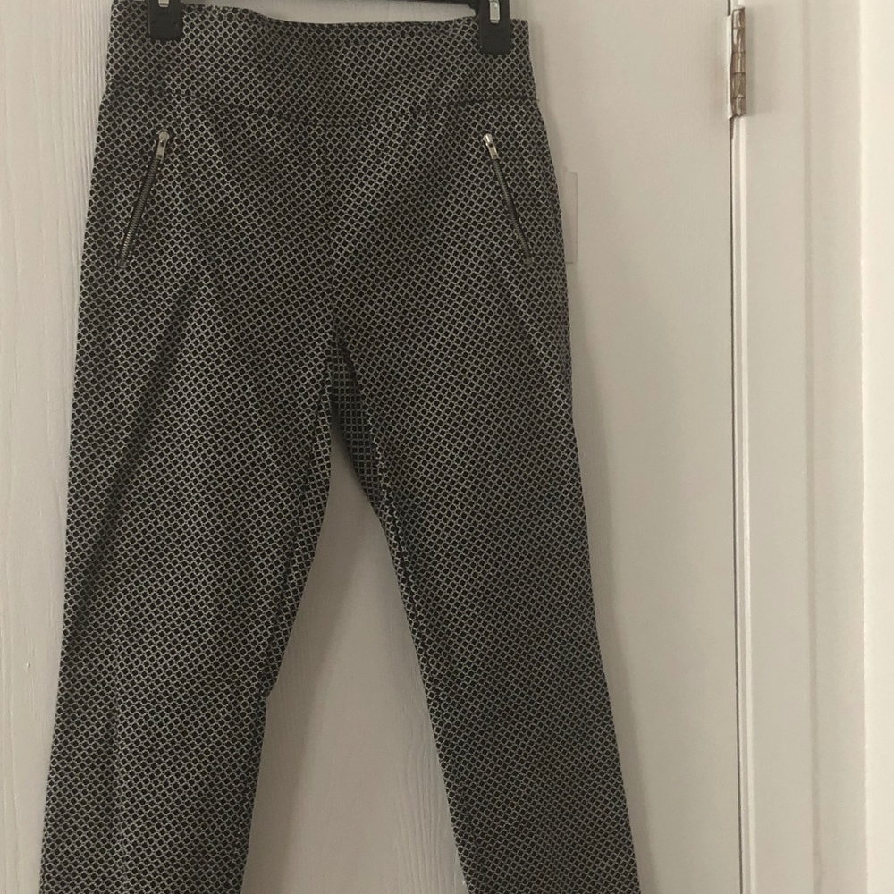 Black and White Ankle Pants
